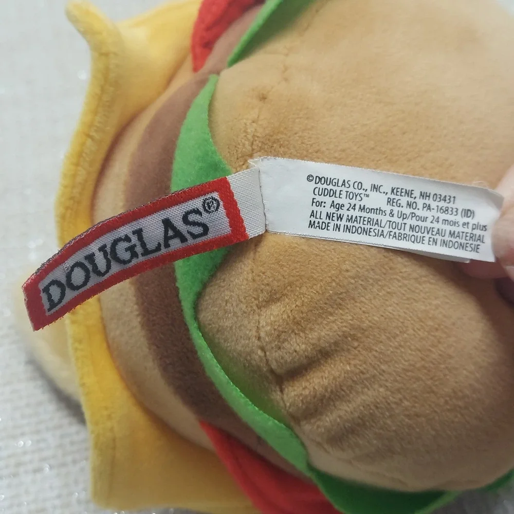 Douglas Cuddle Toys Corgi Burger Macaroon Plush Stuffed Animal